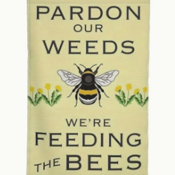 Other - Pardon Our Weeds Metal Sign